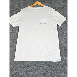 Vineyard Vines South Carolina Pocket T Shirt Men's Size‎ S White Graphic Tee